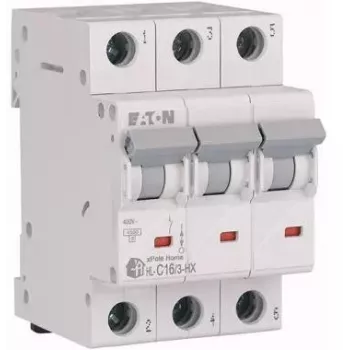 EATON HN-C16/3 16A 3-Polių 6kA C tipo Miniattūrinis Grandinės Pertraukiklis