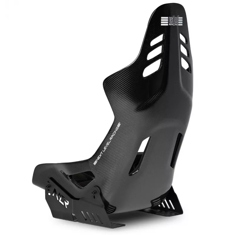 Next Level Racing ES3 Elite Sim Racing Seat, Full Carbon Fibre Edition, Black