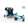EzyRoller Spinner Pro X Foot-Powered Go Kart with 360° Spin, Blue, 10+ Years