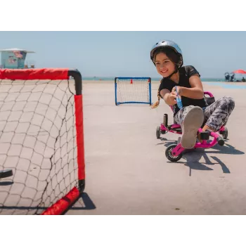 EzyRoller EZ-HOCKEY Hockey Set 4 žaidėjams (vartai, lazdos, rituliai)