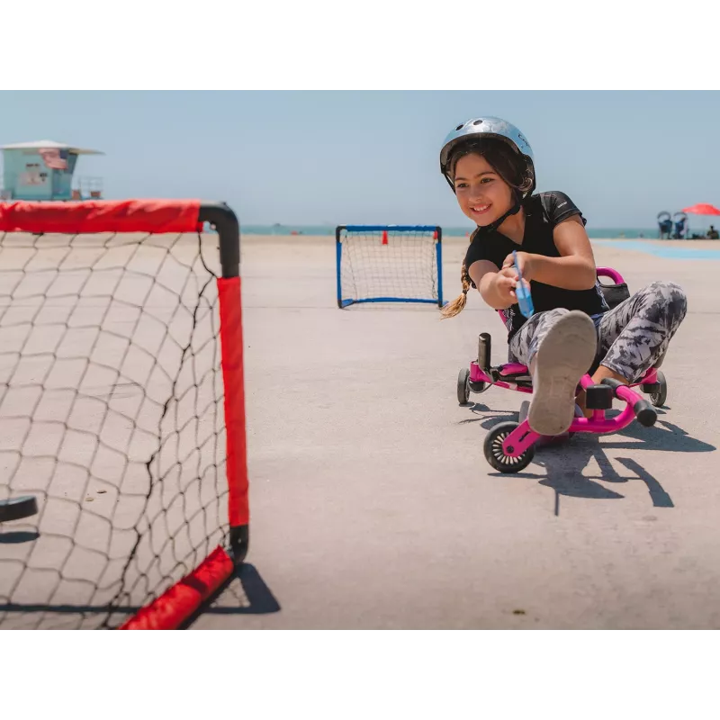 EzyRoller EZ-HOCKEY Hockey Set 4 žaidėjams (vartai, lazdos, rituliai)