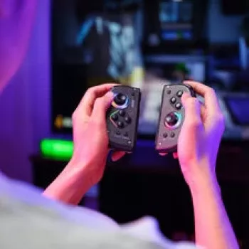 NYXI Hyperion 2 Hall-Effect Joy-Con (poros komplektas, juoda)