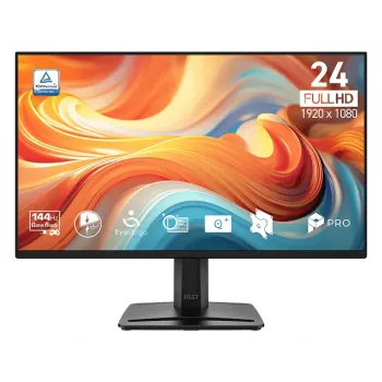 MSI PRO MP245 E14VL 23.8 colių Full HD VA monitorius 75Hz 4ms HDMI VGA
