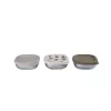 Beaba BigLove Stainless Steel Food Storage Container Set with Silicone Lids, 3 Pieces