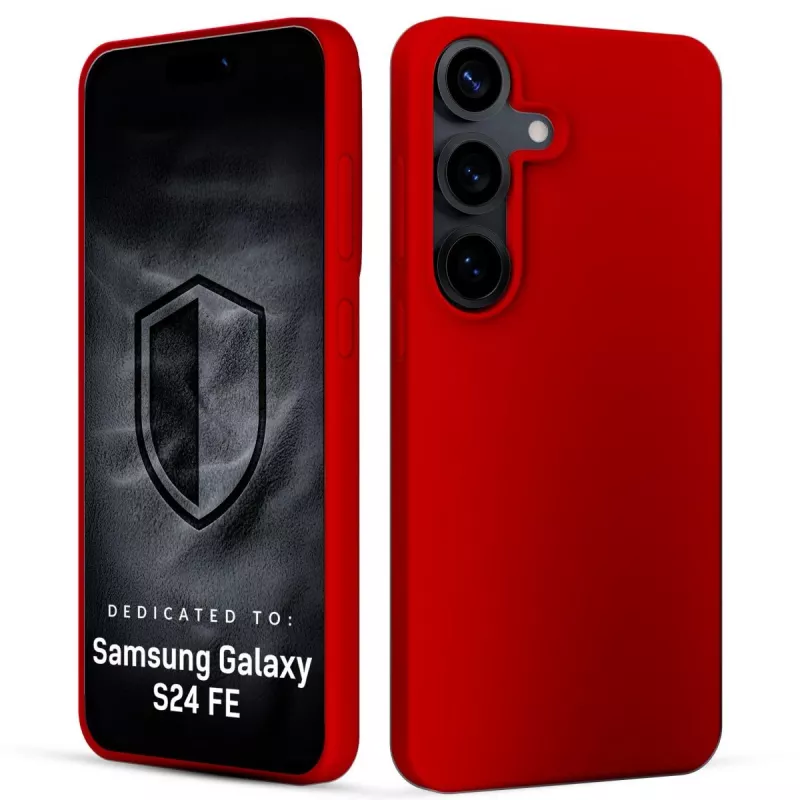 3MK PROTECTION Samsung Galaxy S24 FE - 3mk Hardy Mellow Case Red