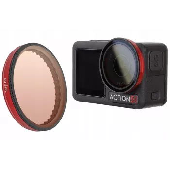 SUNNYLIFE Hybrid Filter 2in1 Polarizing PL ND16, skirtas DJI Osmo Action 5 Pro / 5 Pro / 4 / 3 FI903-16p