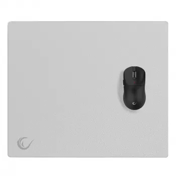 Rampage Vision Glass Mouse Pad XL 450 × 400 mm Micro-etched Grey