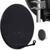 CORAB COR-800SAE-C 80 cm Offset Satellite Dish, Anthracite