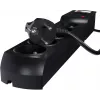 Getfort 5P 1,5m Black Surge Protected Power Strip