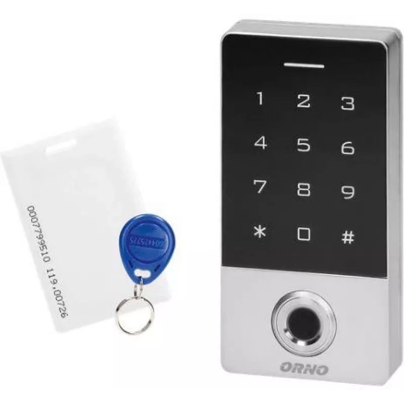 ORNO OR-ZS-822 kombinuota spyna su pirštų atspaudų skaitytuvu ir RFID skaitytuvu
