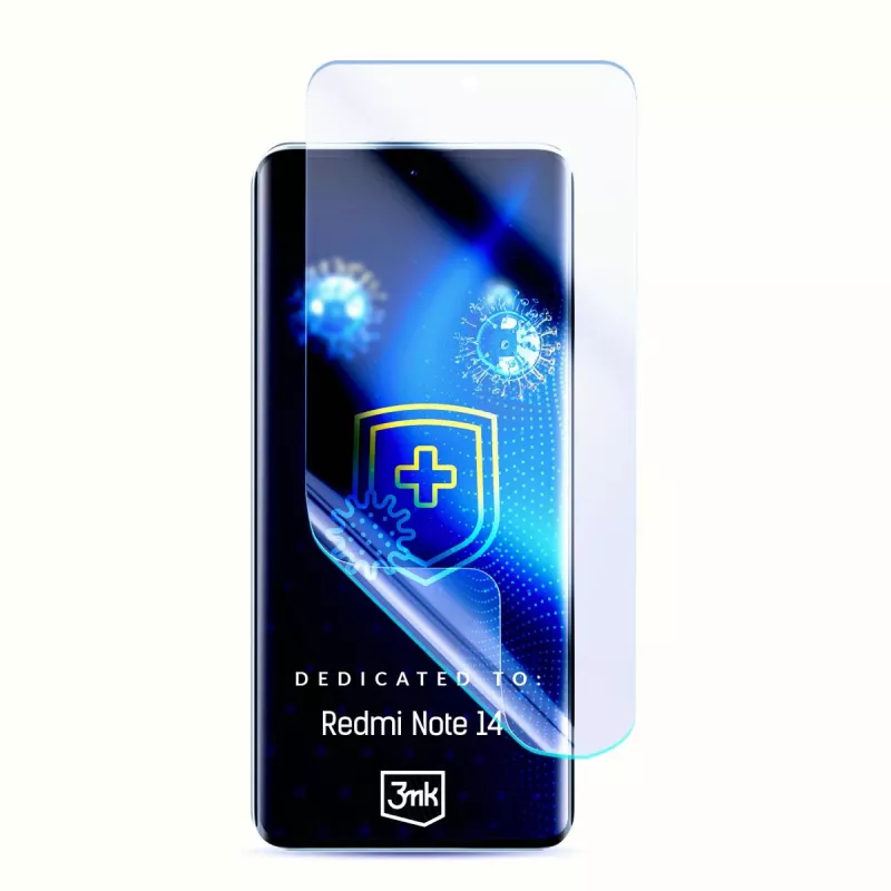 3mk SilverProtection+ ekrano apsauginė plėvelė, skirta Xiaomi Redmi Note 14 5G