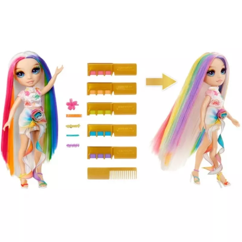MGA Rainbow High Hair Chalk & Style Doll – Amaya Raine