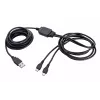 TRUST GXT 222 DUO Charge & Play Cable 2m Black, USB-A to Micro-USB, skirta Xbox One valdikliams