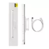 Baseus Magnetic Stepless Pro Monitor Light su lietimo skydeliu (balta)