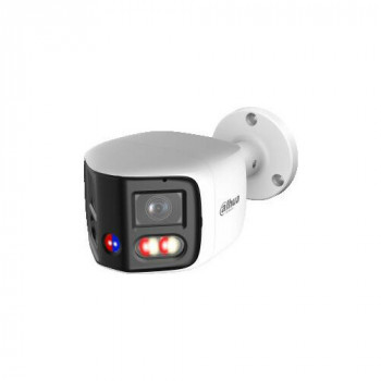 DAHUA IPC-PFW31259S-A180-E2-AS-PV-0280B 5MP dviejų objektyvų panoraminė lauko IP vaizdo kamera su aktyviu atgrasymu, dvipusiu garsu ir PoE/Wi-Fi