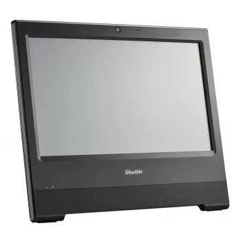 Shuttle XPC X50N All-in-One Barebone kompiuteris, Intel N150, 15,6 colio jutiklinis ekranas, juodos spalvos, be OS