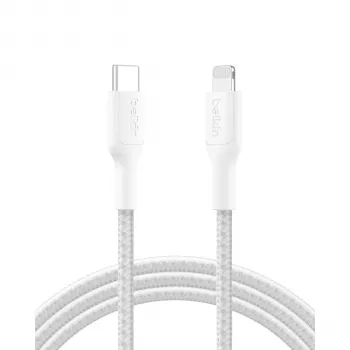 Belkin BOOSTCHARGE pintas USB-C į Lightning laidas 2 m baltas