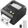 Inateck PR50 tiesioginio terminio spausdinimo etikečių spausdintuvas, 203 DPI, 170 mm/s, USB ir Bluetooth, juodas