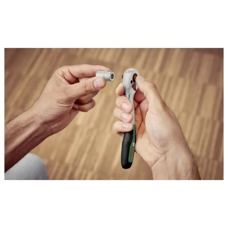 Bosch 60 dalių 1/4 inch ir 1/2 inch reketų ir nasrų rinkinys su dėklu, maks. sukimo momentas 768 Nm