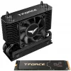 Team Group T-Force GC PRO 2TB M.2 2280 PCIe Gen5 NVMe SSD su T-FORCE DARK AirFlow radiatoriumi, juoda