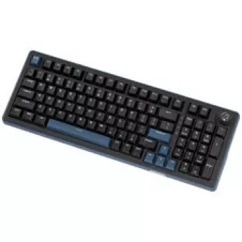 Ducky OK-M 98 žaidimų klaviatūra, 98% išdėstymas, keičiami jungikliai, RGB foninis apšvietimas, ANSI US, KTT Wine Red linijiniai jungikliai