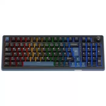 Ducky OK-M 98 žaidimų klaviatūra, 98% išdėstymas, Hot-Swap, RGB foninis apšvietimas, ISO, KTT Tactile jungikliai, juoda