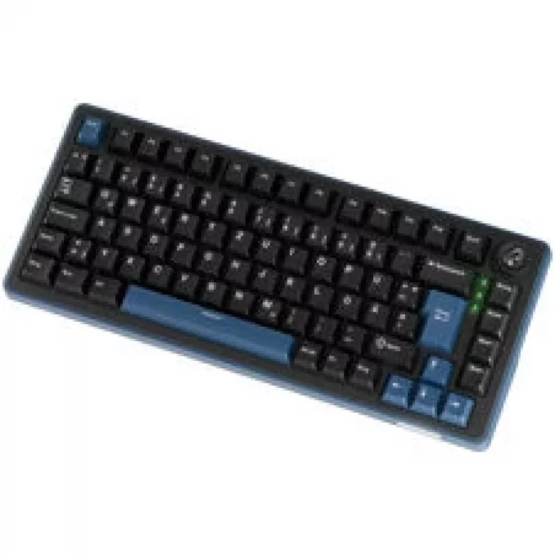 Ducky OK-M 75 mechaninė žaidimų klaviatūra, 75% išdėstymas, karštai keičiami KTT Tactile jungikliai, RGB apšvietimas, ISO, juoda