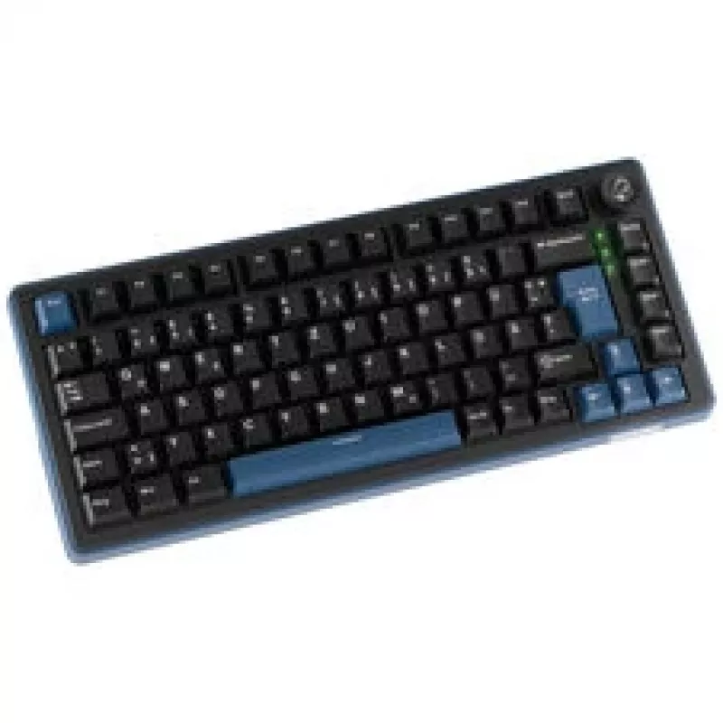 Ducky OK-M 75 mechaninė žaidimų klaviatūra, 75% išdėstymas, karštai keičiami KTT Tactile jungikliai, RGB apšvietimas, ISO, juoda