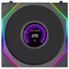 Lian Li UNI FAN TL LCD FLEX Wireless 120 mm Reverse Blade ARGB PWM ventiliatorius su LCD ekranu - juodas