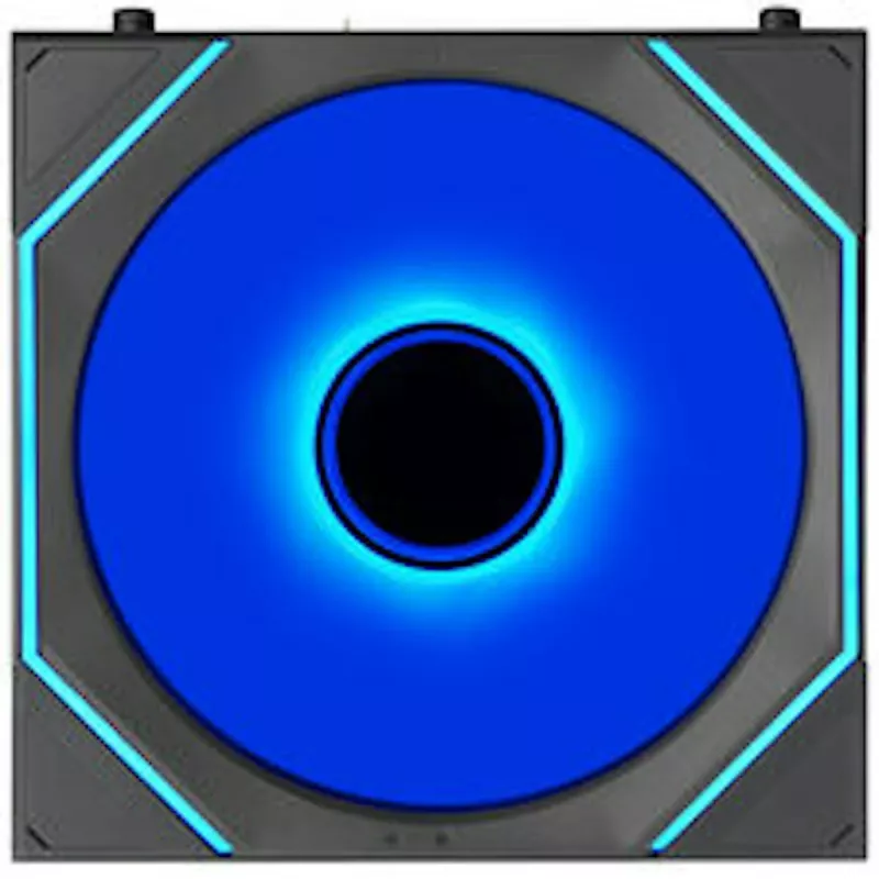 Lian Li UNI FAN SL-INF FLEX Wireless ARGB Reverse Blade 120 mm ventiliatorių rinkinys (3 vnt.) su valdikliu - juoda