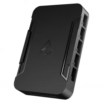 ARCTIC Fan Controller 10 prievadų PWM Hub su SATA maitinimu, juodos spalvos