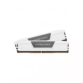CORSAIR Vengeance RGB 32GB (2x16GB) DDR5 6000MHz CL38 baltos spalvos stalinių kompiuterių atminties rinkinys