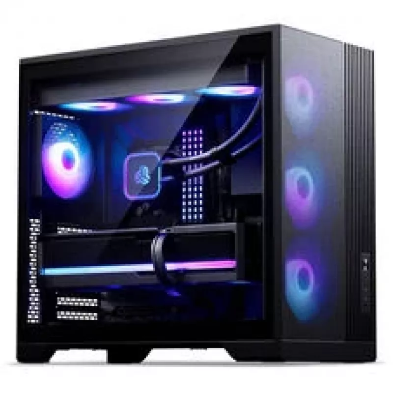Phanteks XT M5 Midi-Tower korpusas, ATX, tinklinis priekis, grūdintas stiklas, 3x D-RGB ventiliatoriai, juodas