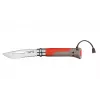 Opinel No. 08 Outdoor Red daugiafunkcis kišeninis peilis