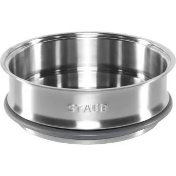 Staub garintuvo įdėklas 24 cm iš nerūdijančio plieno, skirtas Cocotte ir puodams