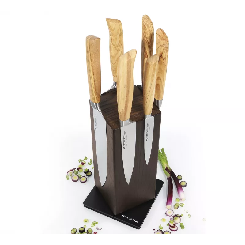 Zassenhaus Magnetic Knife Block Spin Ash Wood