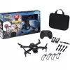 Revell RC Quadrocopter GO! Stunt 2.0 - 2,4 GHz 4 kanalų paruoštas skrydžiui dronas su 6 ašių giroskopu, Headless režimu, 360° salto, LED apšvietimu, 3 greičio lygiais, LiPo baterija, nuo 8 metų