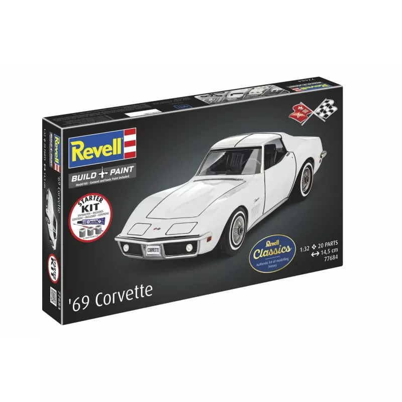 Revell Starter Kit Corvette C3 (1:32 mastelio)