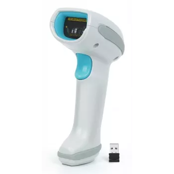 DIGITUS Advanced Wireless 1D/2D brūkšninių kodų skaitytuvas, 2,4 GHz, 100m veikimo nuotolis, IP54, įkraunamas