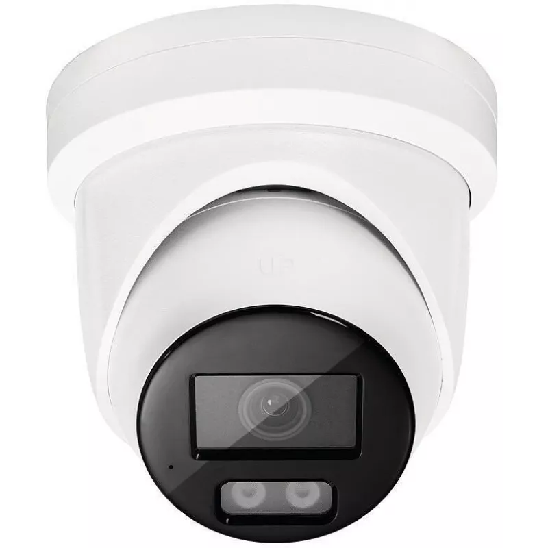 ABUS 4 MP IP kupolinė kamera, 4 mm objektyvas, IR ir balta šviesa, PoE