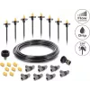 Delock Micro-Drip Set for Pots – pilnas lašelinio laistymo rinkinys vazoniniams augalams, 10 augalų, 15 m pagrindinė žarna, reguliuojami lašintuvai, atsparus UV spinduliams
