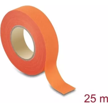 Delock Fabric Tape 25 m x 19 mm plėšiama lipni juosta oranžinė
