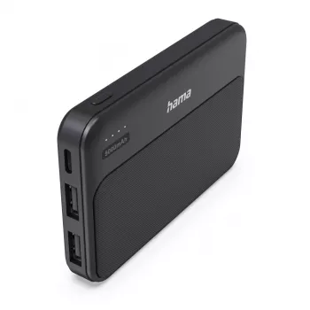 Hama Power Pack Pocket 5 5000 mAh 2X USB-A antracito spalvos