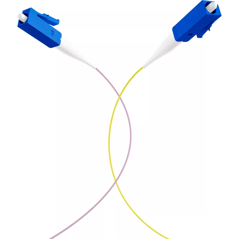 EFB FTTH Pigtail LC OS2 G.657.A2 12 spalvų rinkinys, 2 m, vienmodis 9/125 µm, atsparus lenkimui, 12 pluoštų