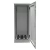 EFB Elektronik 19 inch IP55 tinklo spinta 24U 800x800 su sumontuotu pagrindu, šviesiai pilka RAL 7035