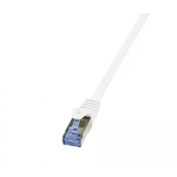 LogiLink PrimeLine Cat.6A/7 S/FTP PIMF Patch Laidas, 600 MHz, 1,5 m, Baltas