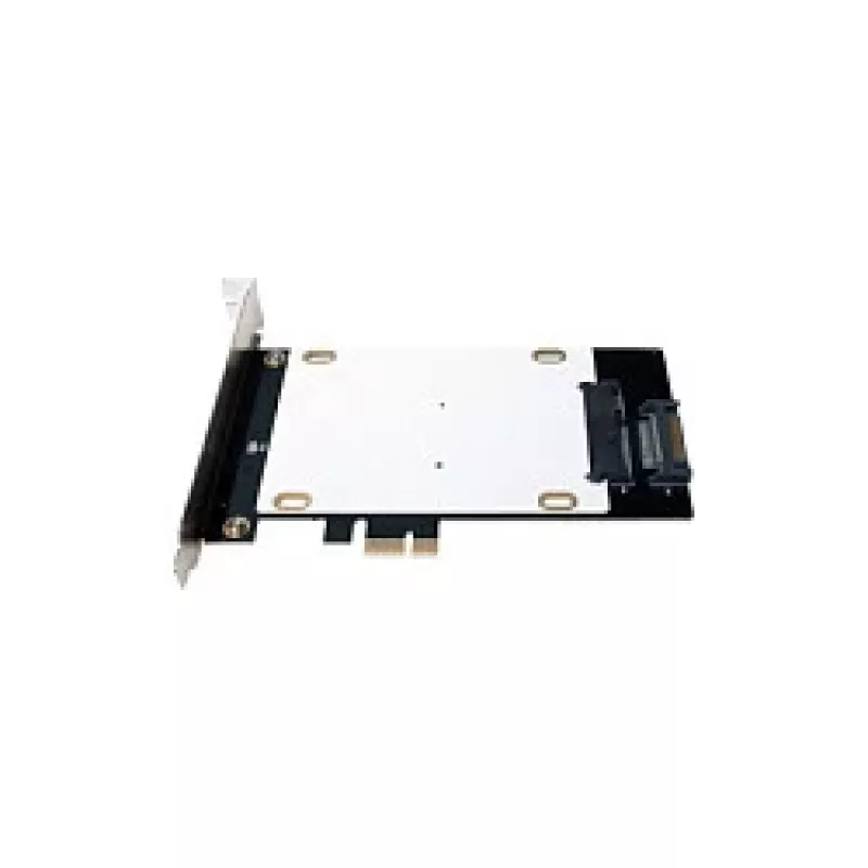 LogiLink PCI Express 3.0 x4 dvigubas M.2 NVMe SSD ir dvigubas SATA III hibridinis adapterio kortelė
