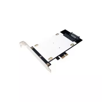 LogiLink PCI Express 3.0 x4 dvigubas M.2 NVMe SSD ir dvigubas SATA III hibridinis adapterio kortelė