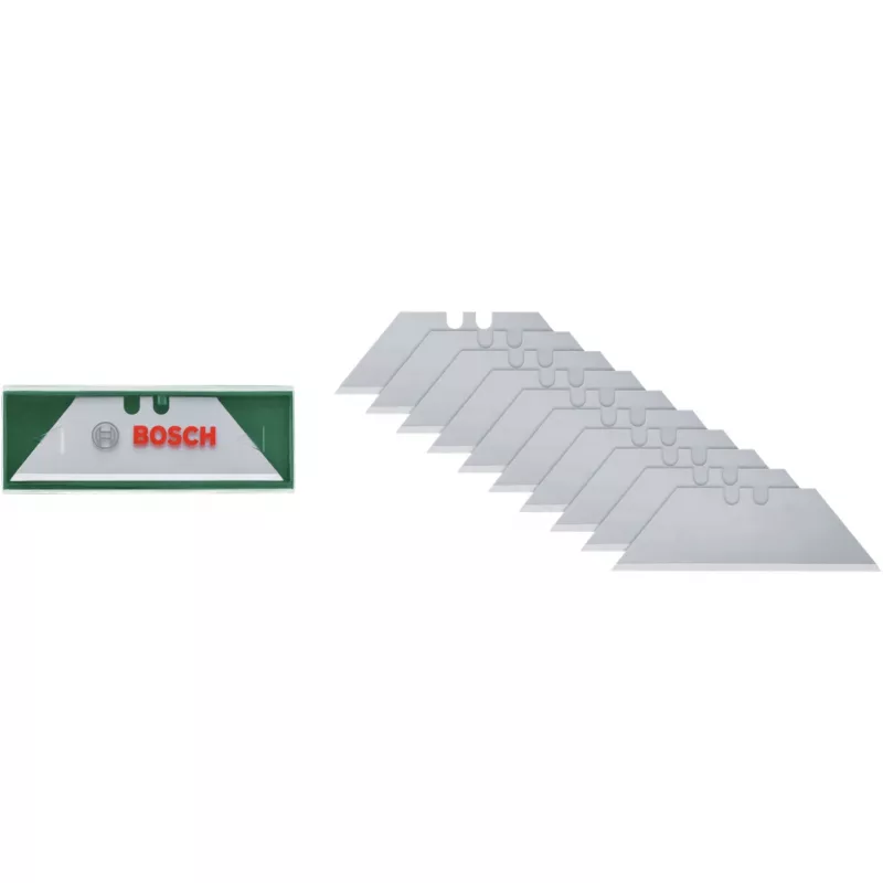 Bosch 1600A032UT trapecijos formos peiliukai, 10 vnt. dozavimo dėžutėje