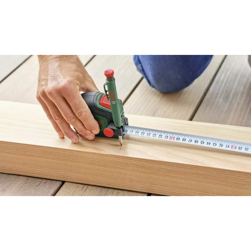 Bosch 1600A03318 5 m matavimo juosta su pieštuko segtuku (žalia/juoda)